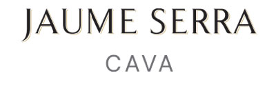 Text logo reading JAUME SERRA in large, elegant black letters above the word CAVA in smaller, gray letters on a white background.